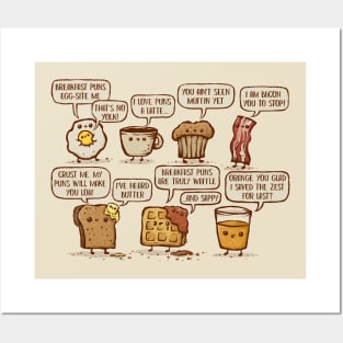 Breakfast Puns are Waffle Posters and Art